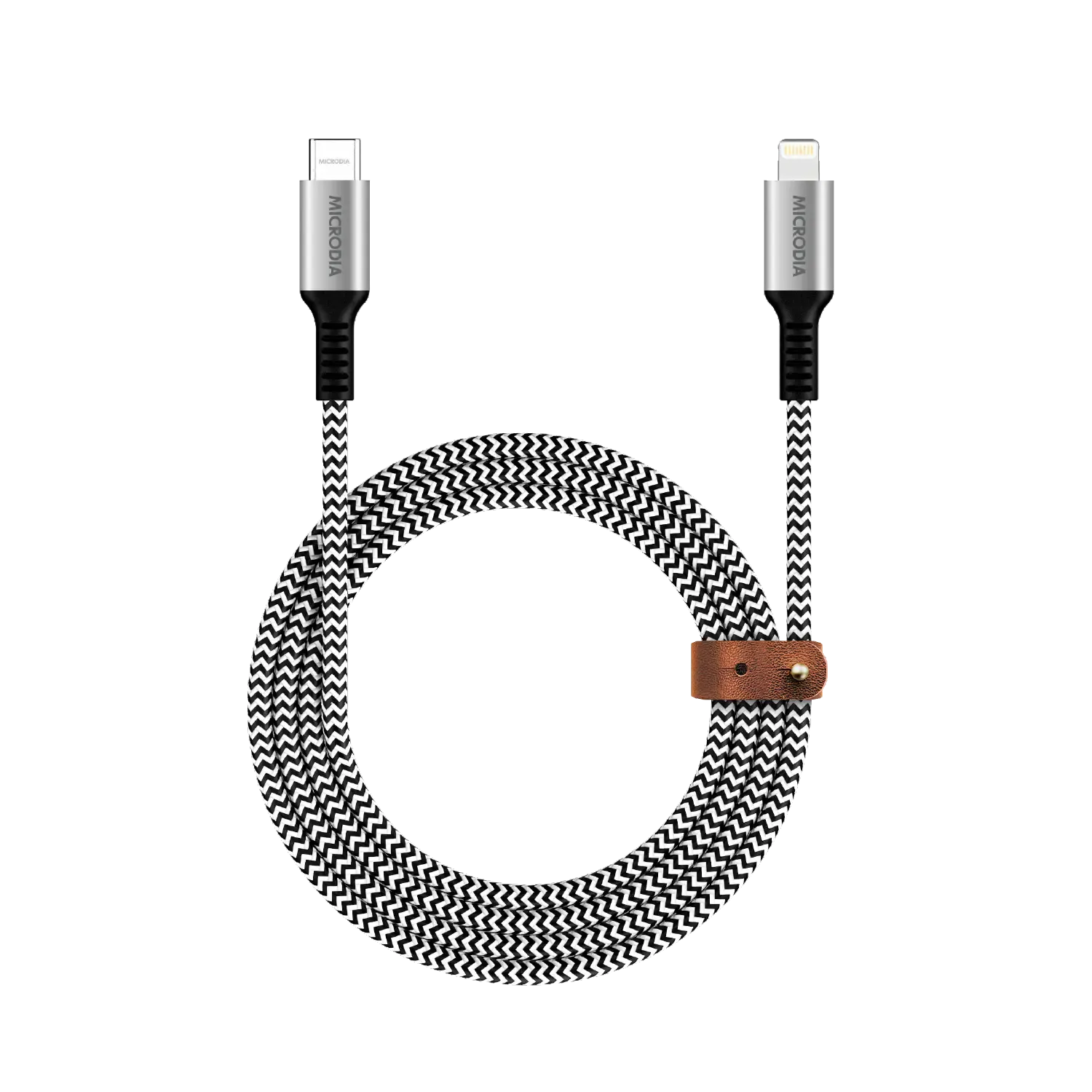 MICRODIA ExeCable™ Tweed PD60W 1.3M USB-C to Lightning Charge & Sync Cable