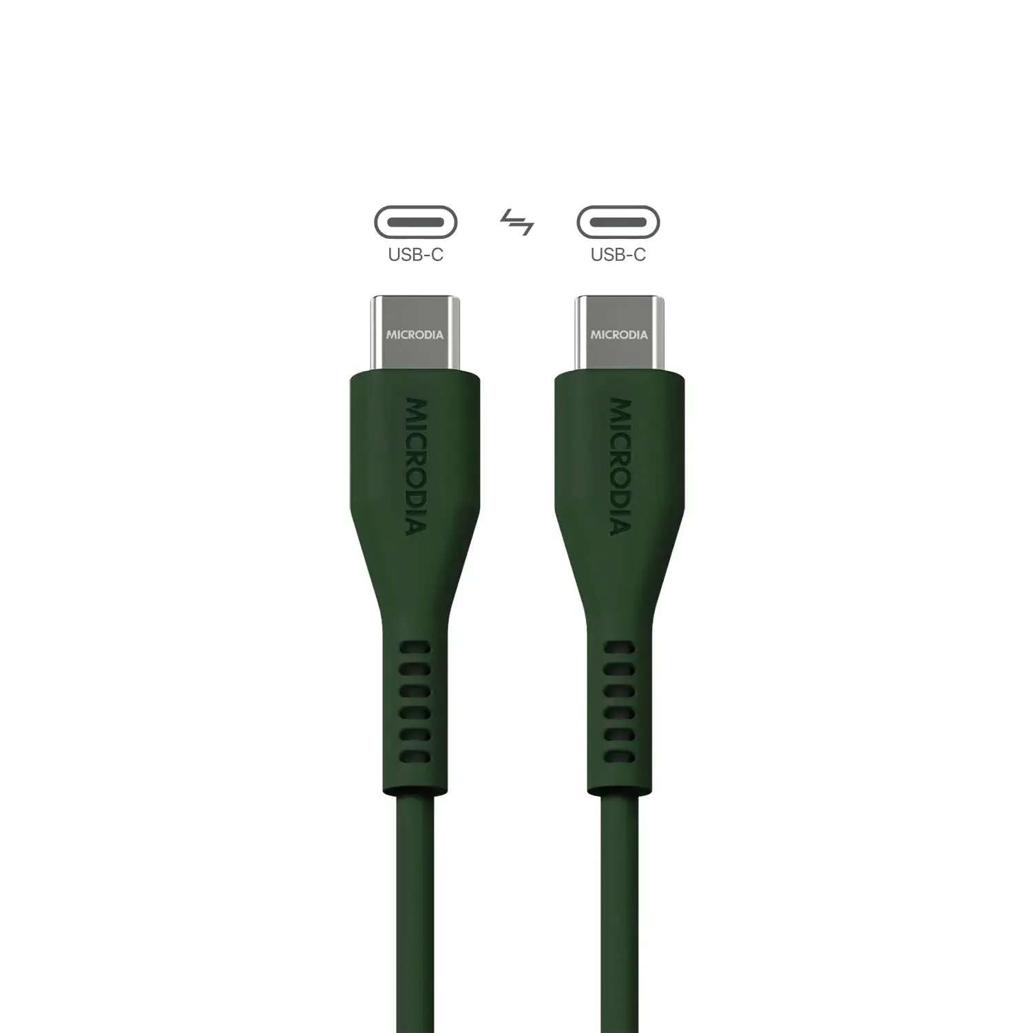 MICRODIA Fruitywire™ Liquid Silicon PD60W USB-C to USB-C Charge & Sync Cable