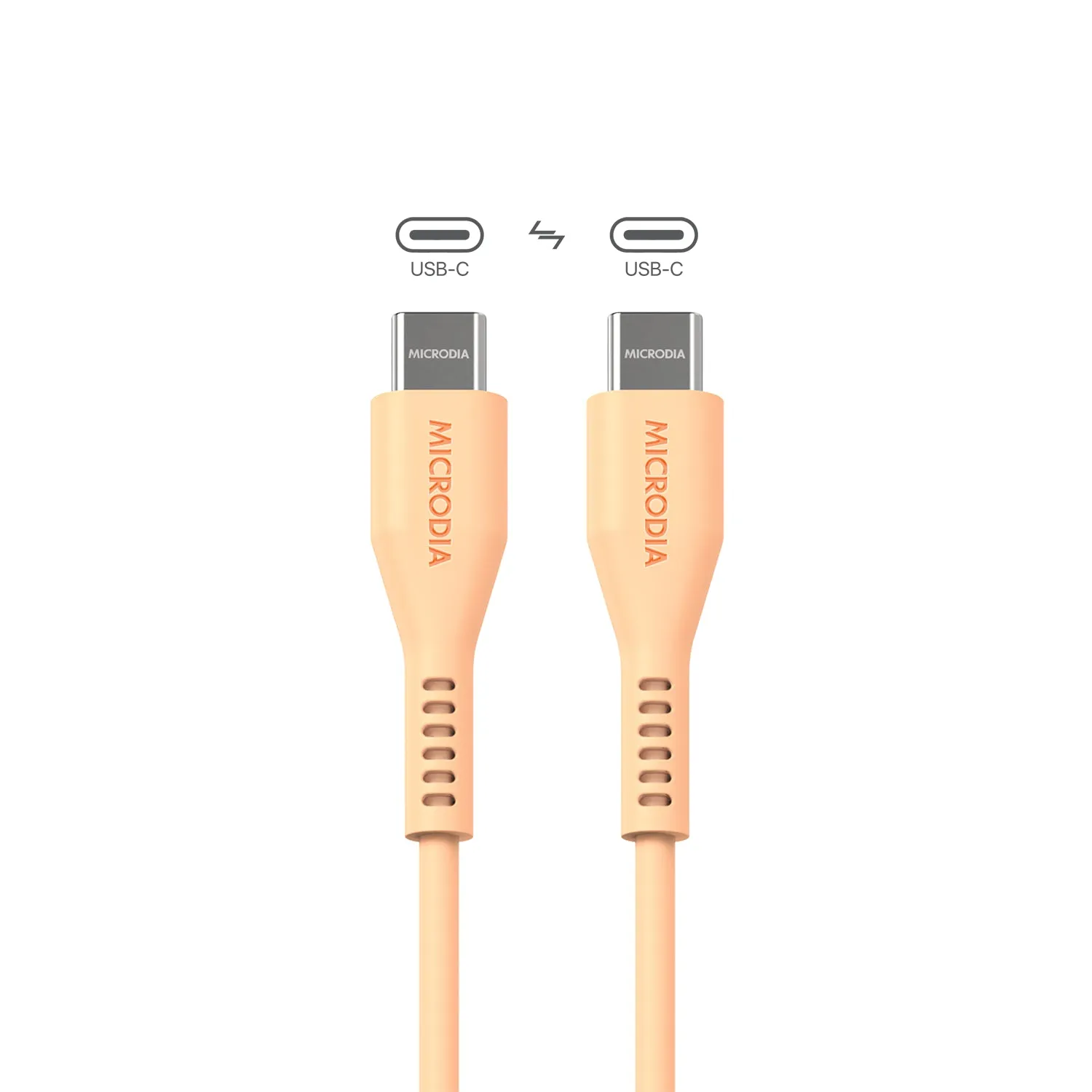 MICRODIA Fruitywire™ Liquid Silicon PD60W USB-C to USB-C Charge & Sync Cable