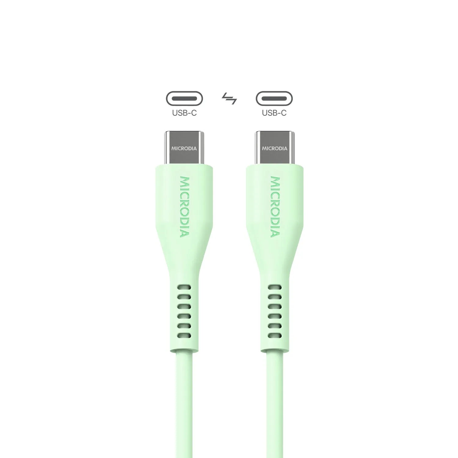 MICRODIA Fruitywire™ Liquid Silicon PD60W USB-C to USB-C Charge & Sync Cable