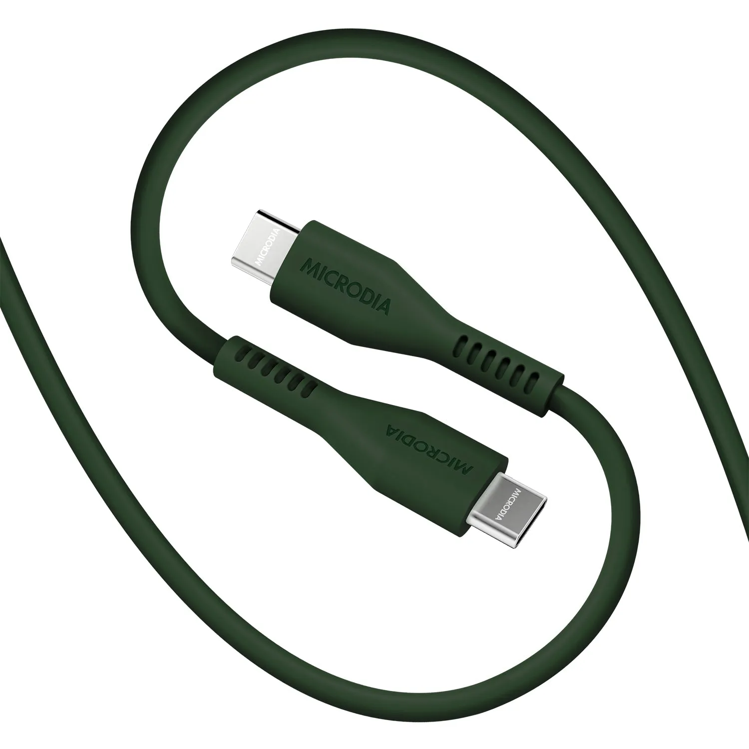 MICRODIA Fruitywire™ Liquid Silicon PD60W USB-C to USB-C Charge & Sync Cable