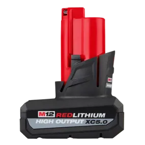 Milwaukee 48-11-2450 M12 REDLITHIUM™ HIGH OUTPUT™ XC5.0 Battery Pack