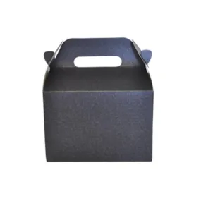 Mini Gable Boxes - SPARKLE BLACK (Set of 24)