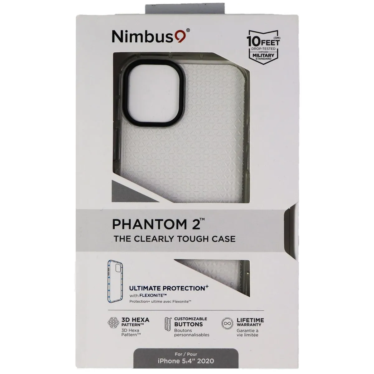 Nimbus9 Phantom 2 Series Flexible Gel Case for iPhone 12 mini - Clear