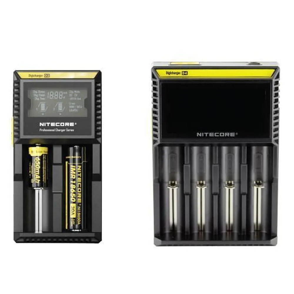 Nitecore D2 D4 Digicharger - Battery Charger - Lithium Li Ion Smart Electric