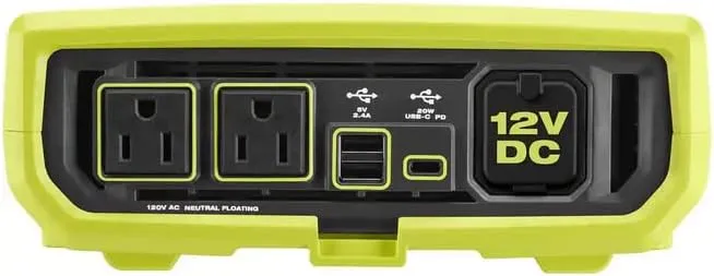 Open Box - RYOBI ONE  18V 1000-Watt Max 12-Volt Automotive Power Inverter