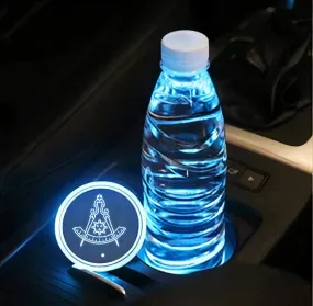 Past Master Blue Lodge California Regulation Cup Holder - Various LED Colors