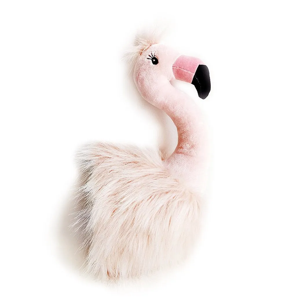 Plush Flamingo Wall Mount