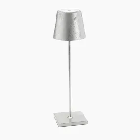 Poldina Pro Table Lamp in Silver Leaf