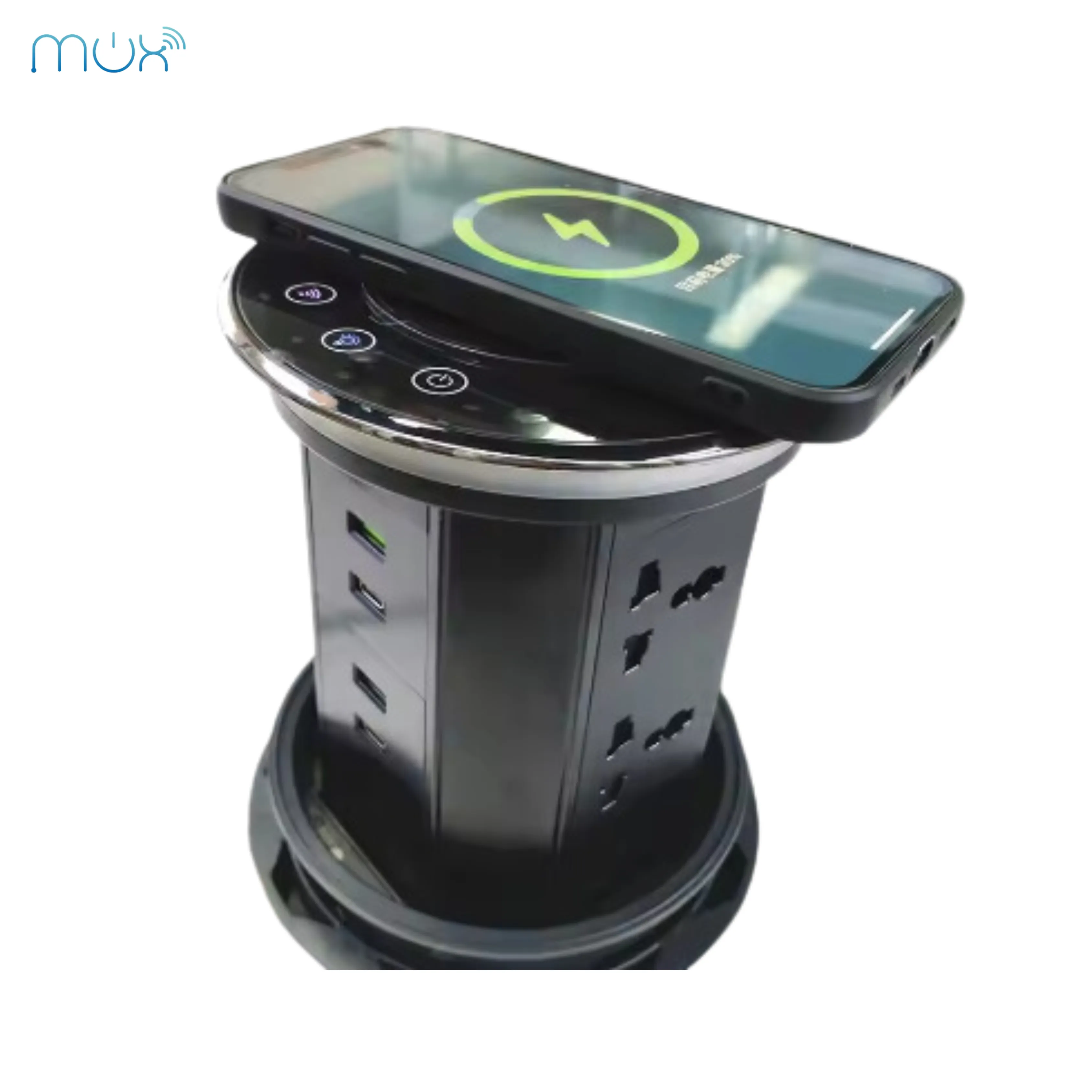 Popup Socket Motorized with Wireless Charging and USB