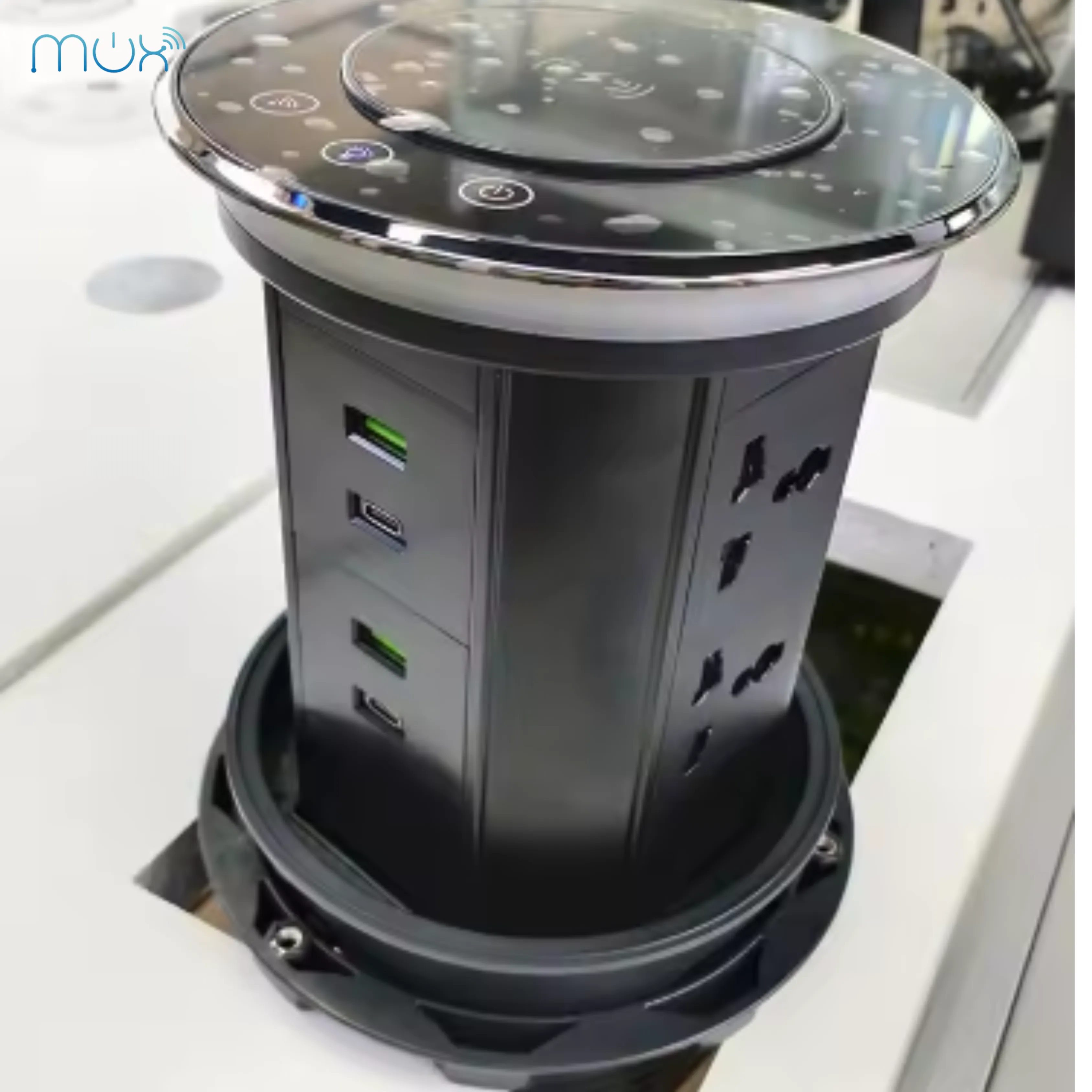 Popup Socket Motorized with Wireless Charging and USB