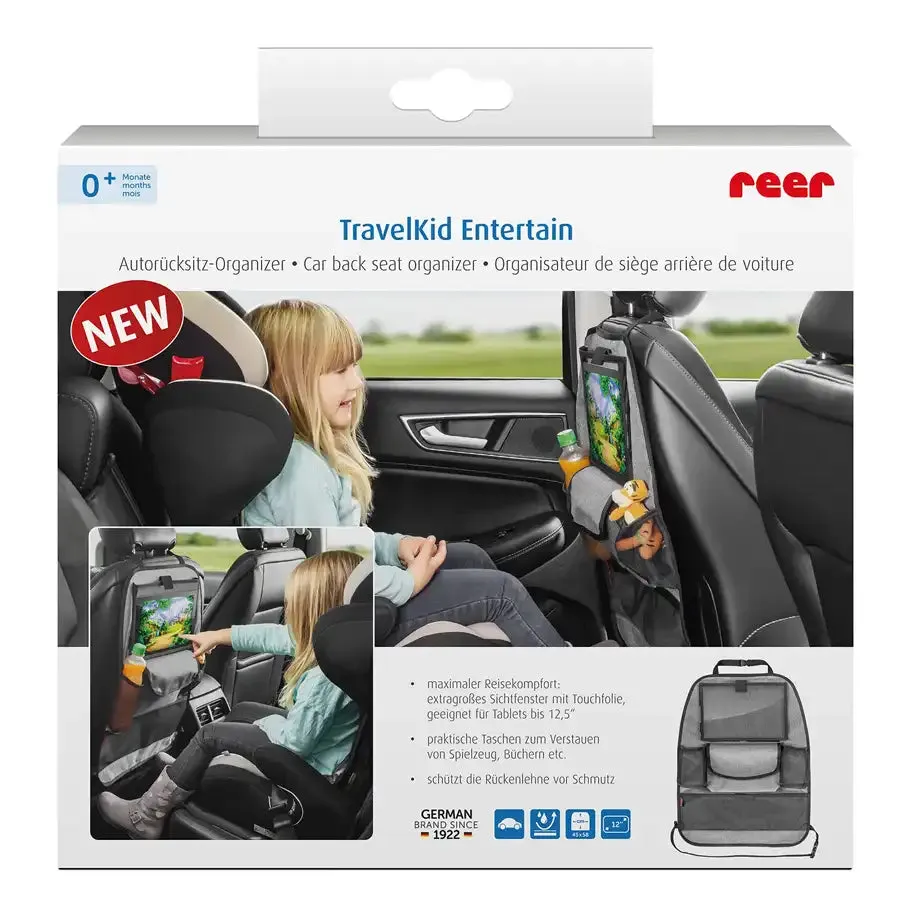 Reer TravelKid Entertain car seat organizer