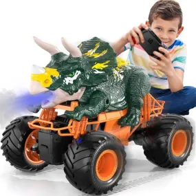 Remote Control Triceratops Car