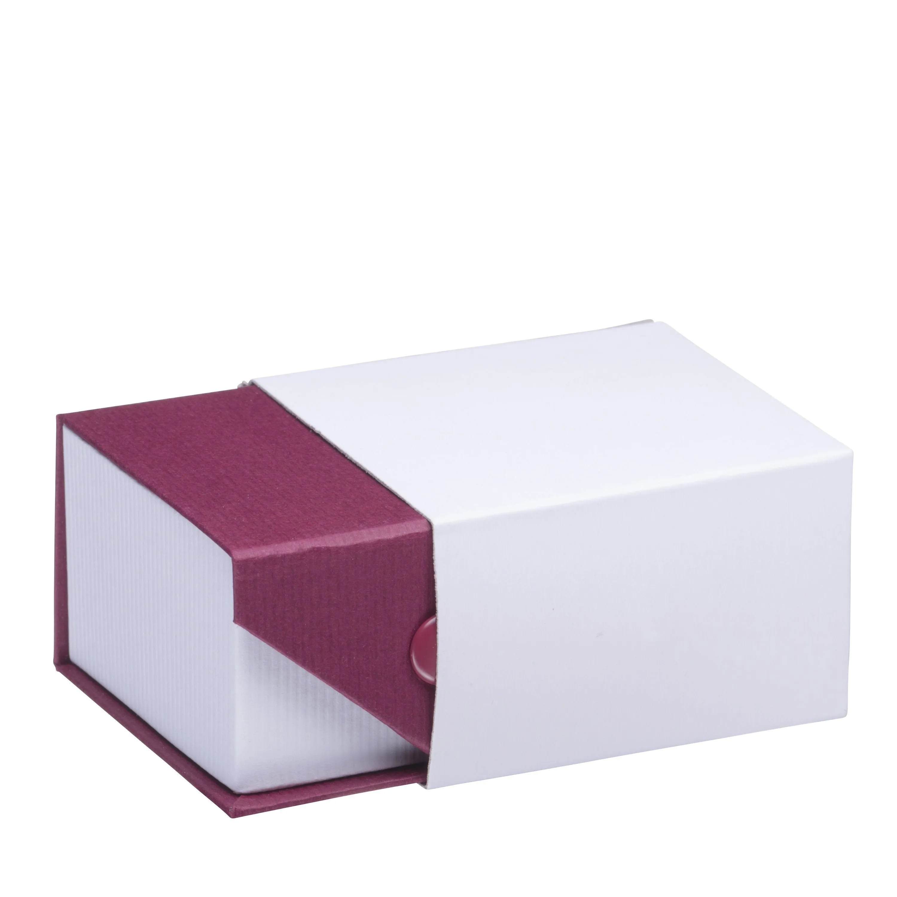 Ribbed Paper Snap T-Style Long Earring Box, Prim Collection