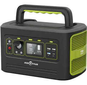 Rockpals Freeman 600W 12V 614.4Wh Portable Power Station New