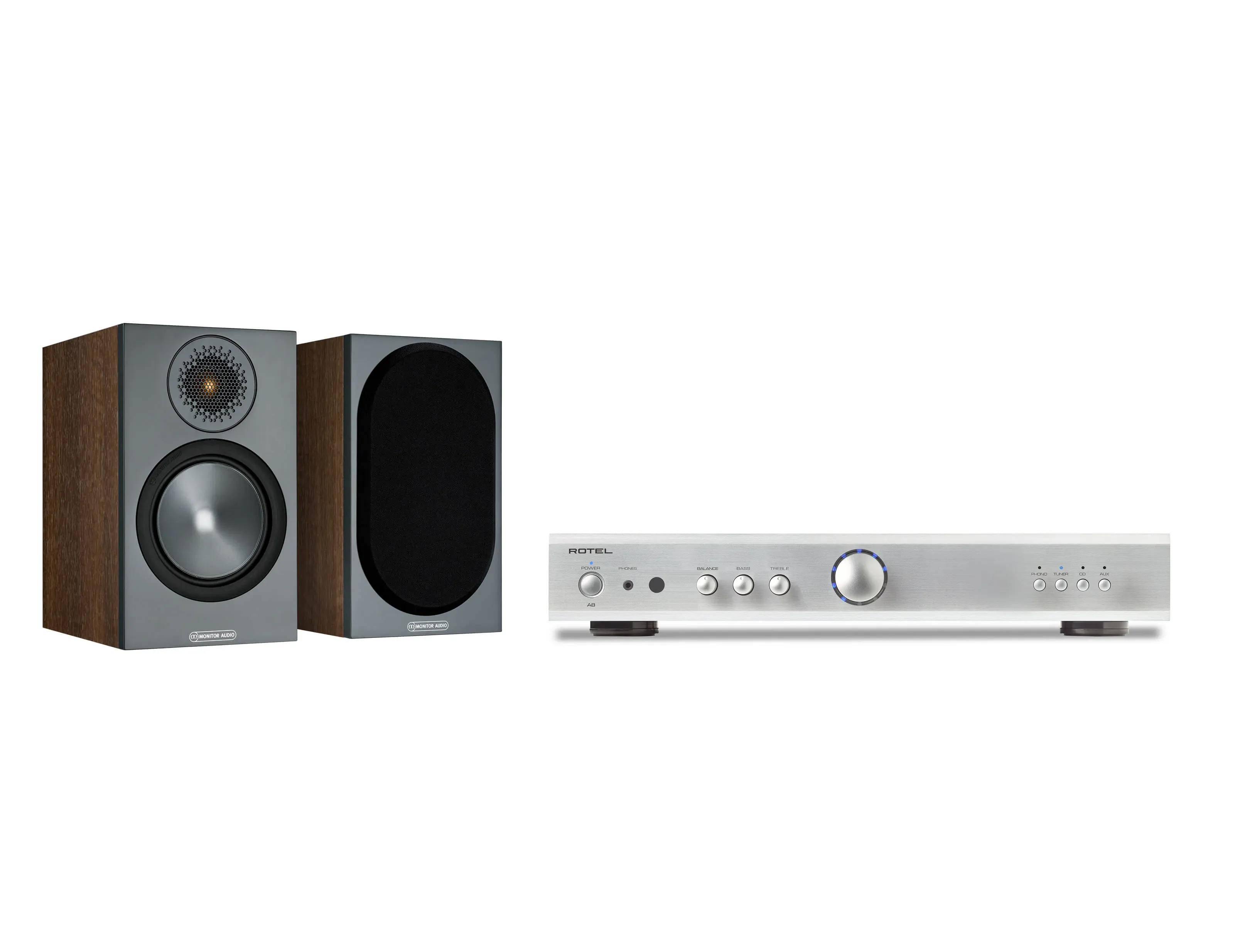 Rotel A8 & Monitor Audio Bronze 50 Stereo Package