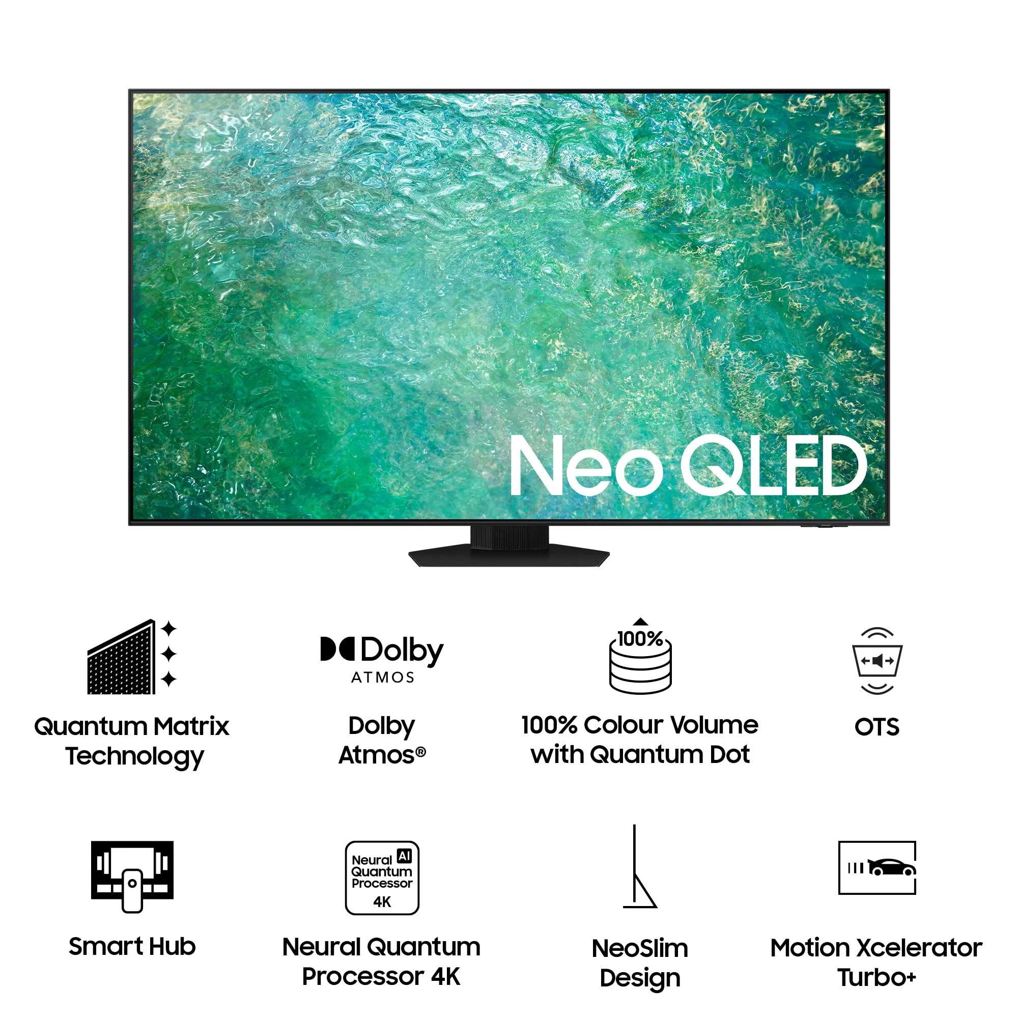 Samsung 138 cm (55 inches) 4K Ultra HD Smart Neo QLED TV QA55QN85CAKLXL (Titan Black)