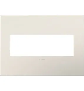 Satin Light Almond, 3-Gang Wall Plate