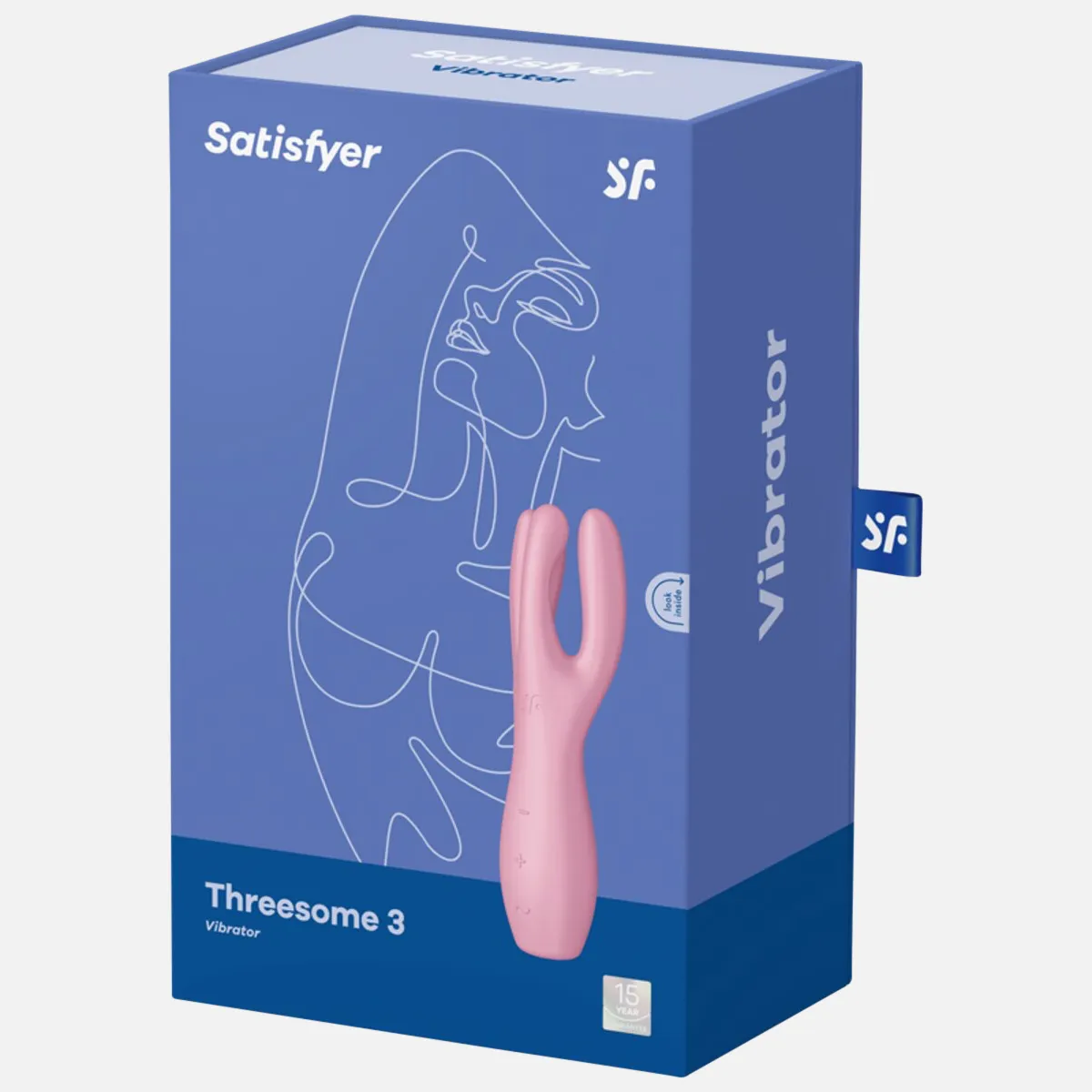 Satisfyer Wand Vibrator Threesome 3 - Pink