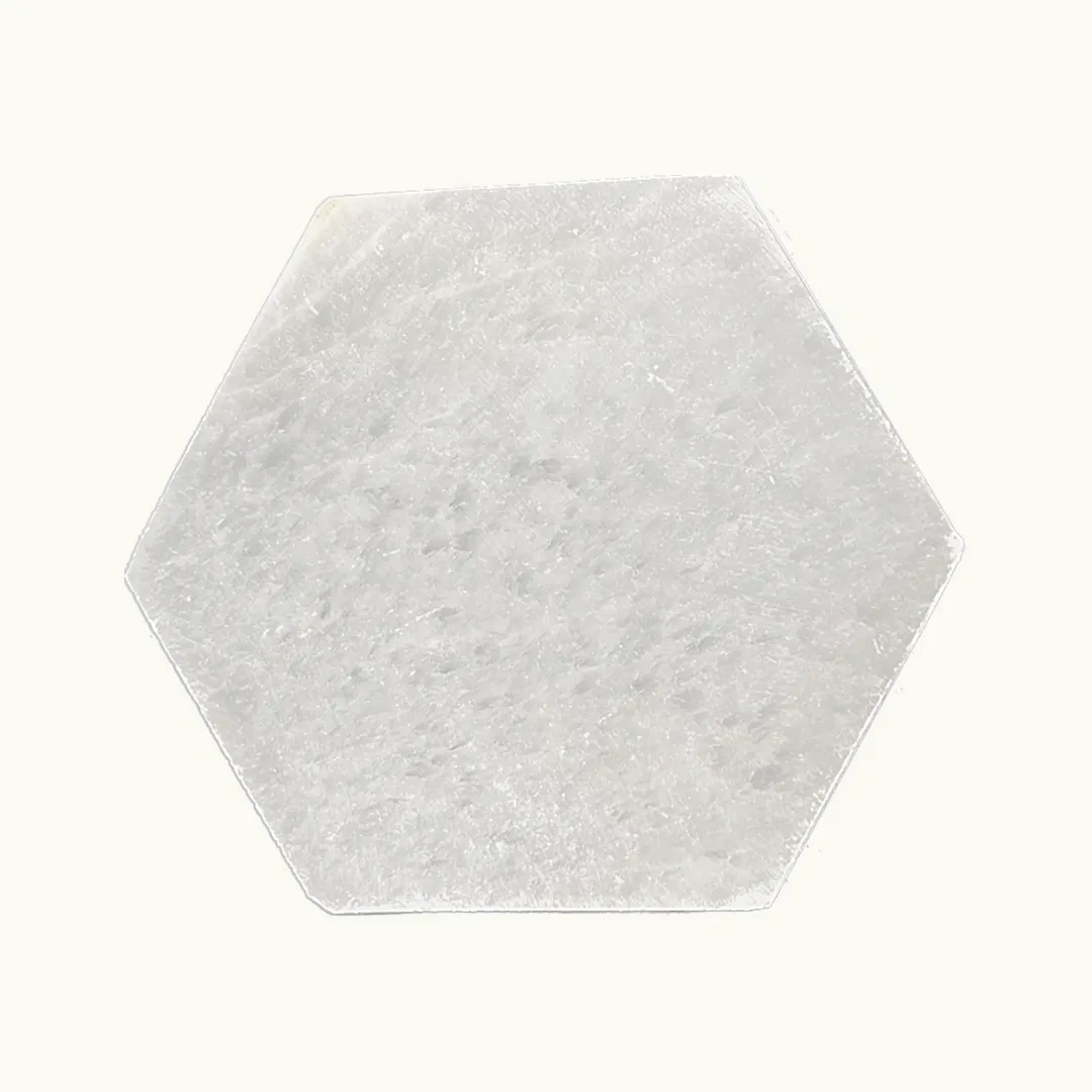 Selenite Hexagon Plate