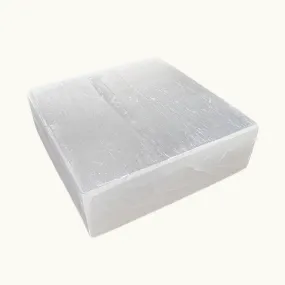 Selenite Thick Square Plate