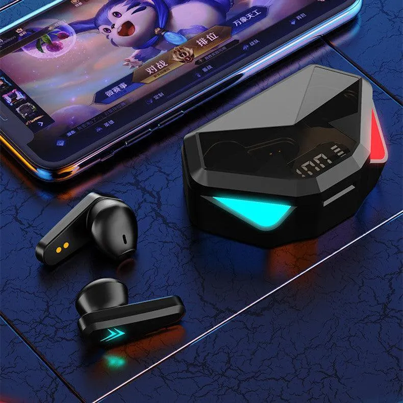 Sports Gaming Low-latency Digital Display Bluetooth Headset