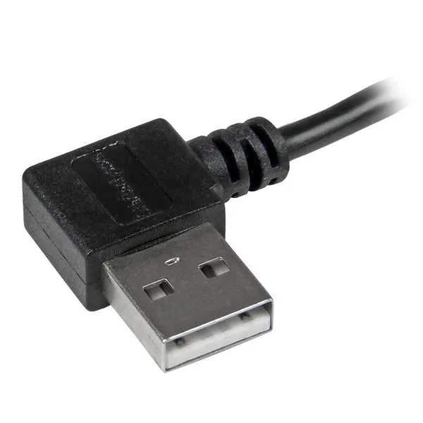 Startech.Com 1M 3 Ft Micro-Usb Cable With Right-Angled Connectors - M/M - Usb A To Micro B Cable - 3Ft Right Angle Micro