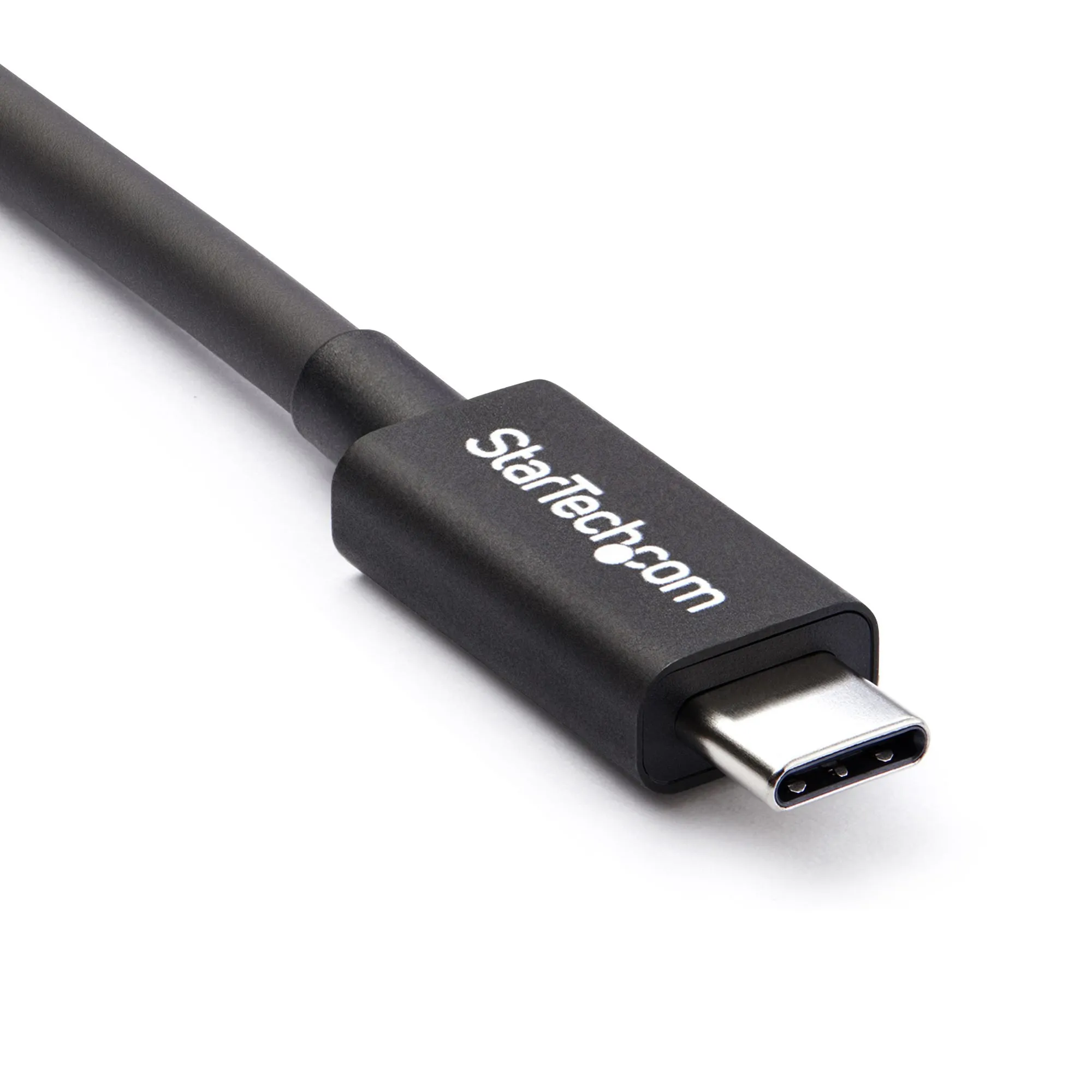 Startech.Com 20Gbps Thunderbolt 3 Cable - 6.6Ft/2M - Black - 4K 60Hz - Certified Tb3 Usb-C To Usb-C Charger Cord W/ 100W