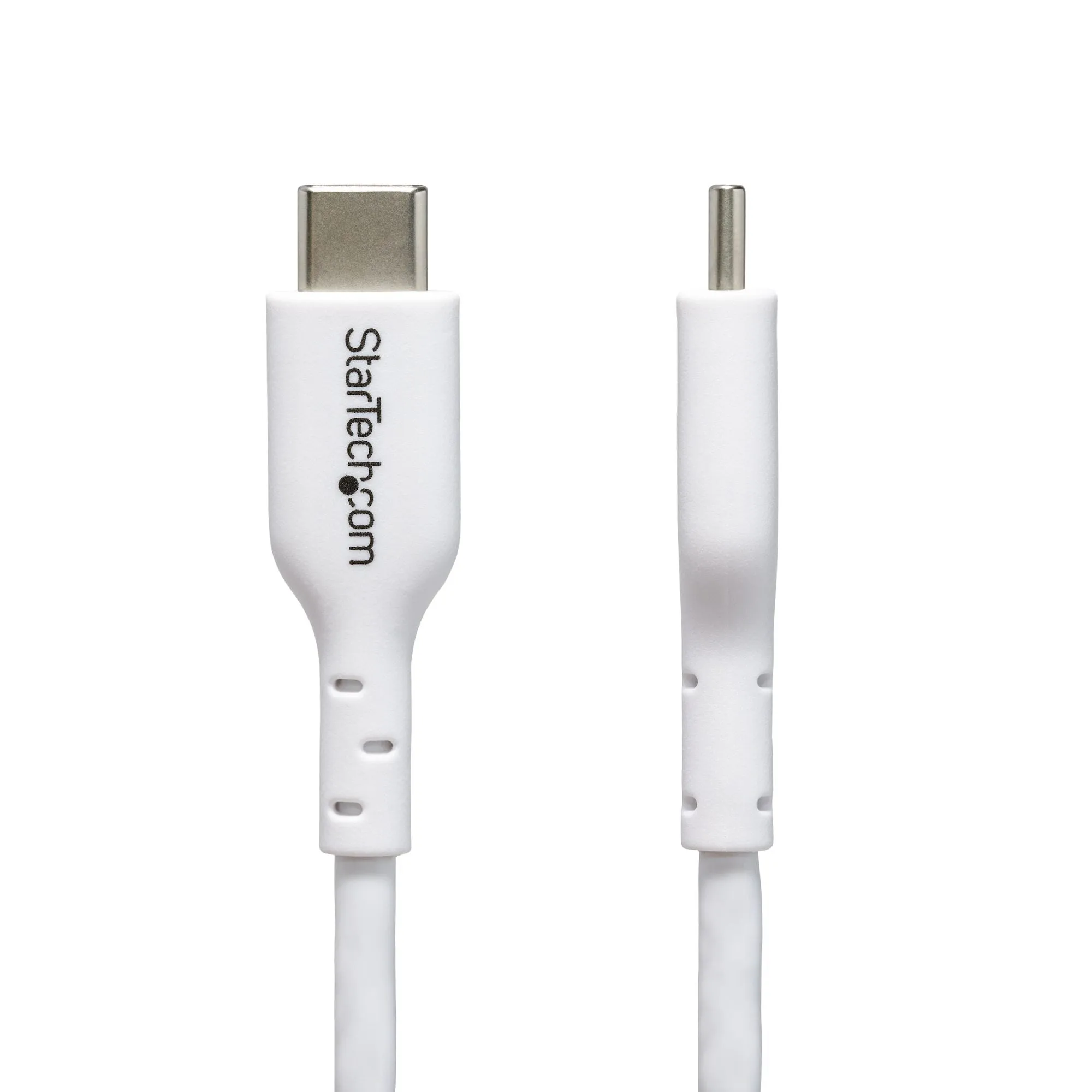 Startech.Com 3M White Usb-C Charging Cable, Usb C Cable, 60W 3A Pd - Usb-C Cable - 24 Pin Usb-C To 24 Pin Usb-C - 3 M