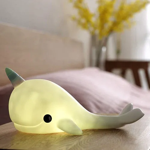 Stellar Haus Squishy Narwhal Splash - USB Recharge