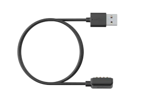 Suunto - Charging / Data Cable - Usb Male To Terminal (Magnet) - Black