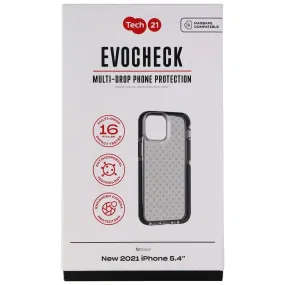 Tech21 Evo Check Series Flexible Gel Case for Apple iPhone 13 mini - Black