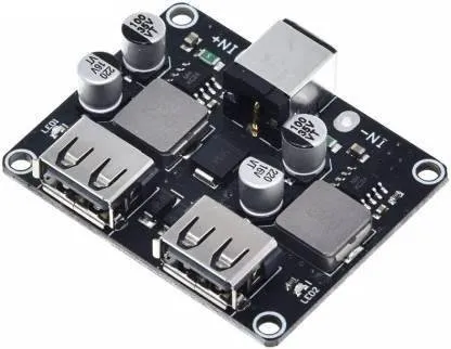 To QC3.0 Fast Charge Dual USB Charging Board Step-Down Module 12V 24V