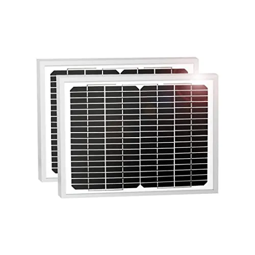 TOPENS TSQ20W Solar Panel 20-Watt 24V Monocrystalline Solar Panel Kit, for Gate Opener, Boat, Yacht, RV, Caravan, Golf Car, Street Lamp, Garden Light and Farm Equipment