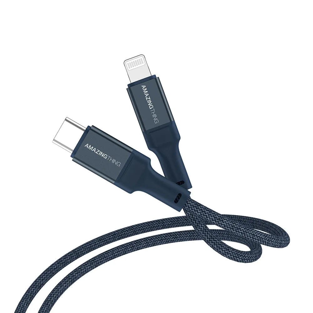 Tough Pro Lightning to USB-C Cable PD30W 3.2A Fast Charging Cable 1.2M