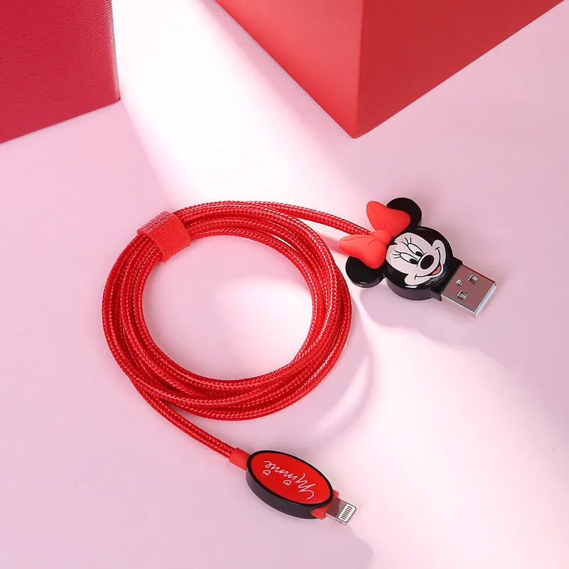 UKA Disney 1.2M 3D Zinc Alloy Connector Hybrid Electroplating Apple Lightning Cable