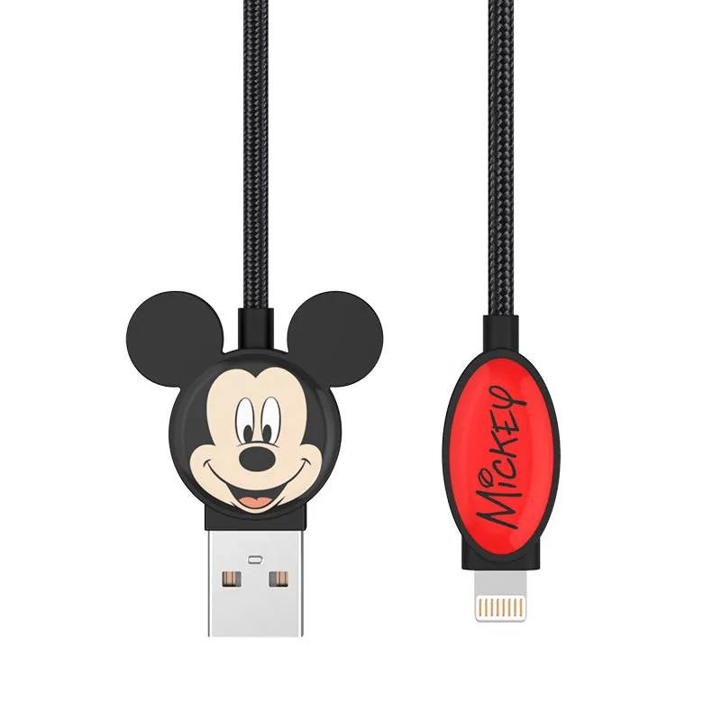 UKA Disney 1.2M 3D Zinc Alloy Connector Hybrid Electroplating Apple Lightning Cable