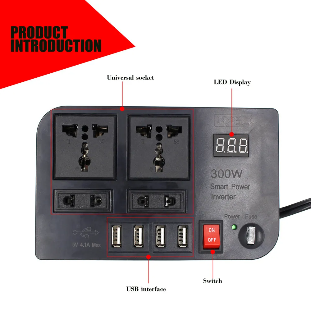 Universal Fast Charging Car Power Converter Socket