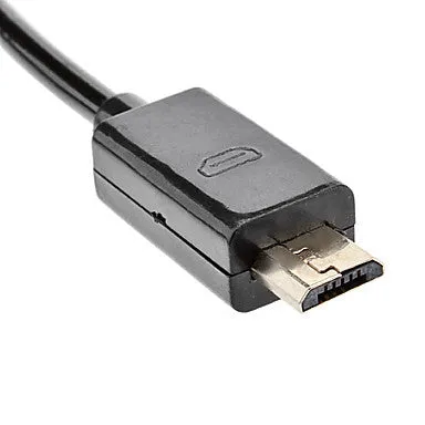 USB to Micro USB Stretchable Cable for Samsung Galaxy Note4/S4/S3/Huawei/Lenovo (Black)