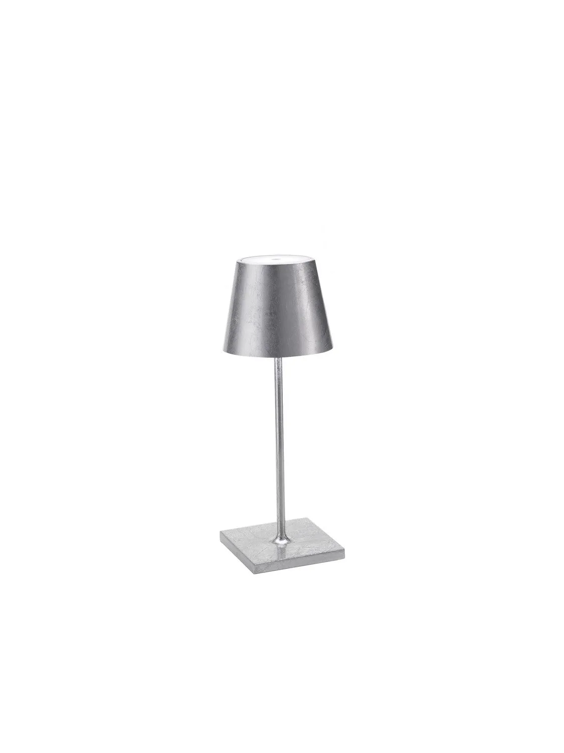 Zafferano Poldina Pro Mini Table Lamp LD0320BFA Silver leaf