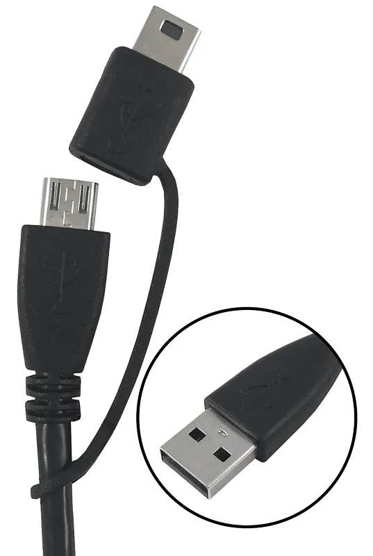 Zenith PM1003USBMM2 Lightning Cable, USB, Black, 3 ft L :CD: QUANTITY: 1